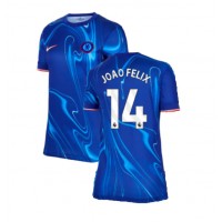 Camiseta Chelsea Joao Felix #14 Primera Equipación para mujer 2024-25 manga corta